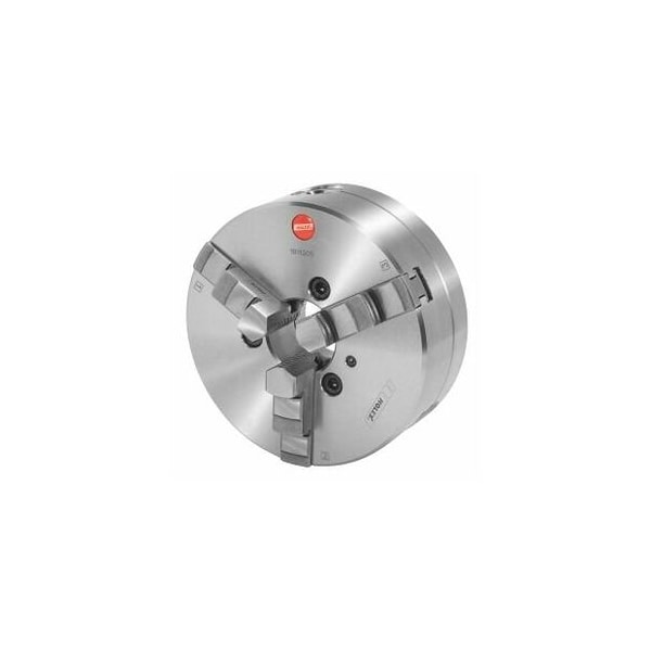 Holex Three-jaw Lathe Chuck, Steel with Short Taper Mount, DIN 702-3, Diameter/Taper: 200/5mm 312931 200/5 - main